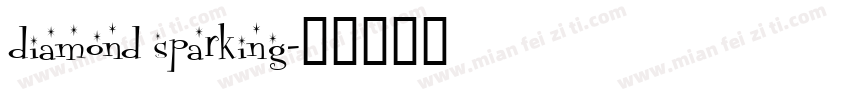 diamond sparking字体转换
